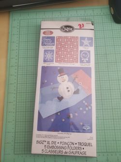 Sizzix Snowman Die And Embossing Folders