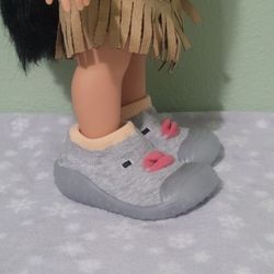 Grey Rubber DUCKY Toddler Shoes