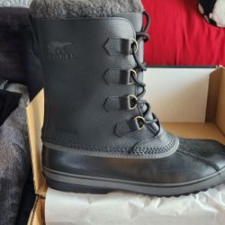 Sorrel 1964 Pac Twp Leather Snow Boots Size 14