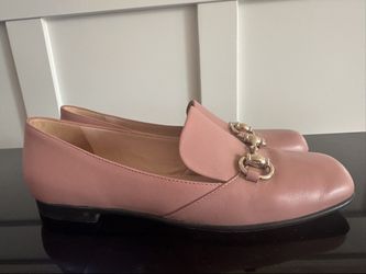 Gucci Blush Pink Leather Horsebit Loafers EU 36 US 6 - Gently Used