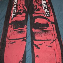 Sp5der X Levis Moto Jeans 