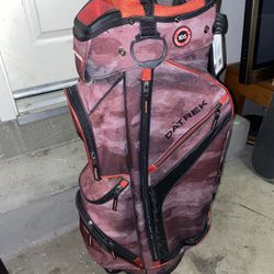 DATREK - DG Lite II (GOLF BAG) Cart Bag - Camo/Red/Black