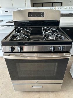 GE gas stove 30” (1 month warranty)