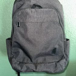 Bagsmart Charcoal Gray Laptop Backpack with USB Port - Like New