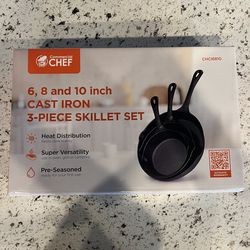 Brand New Cast Iron Skillet Set