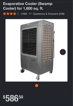 Hessaire MC61V mobile evaporative cooler