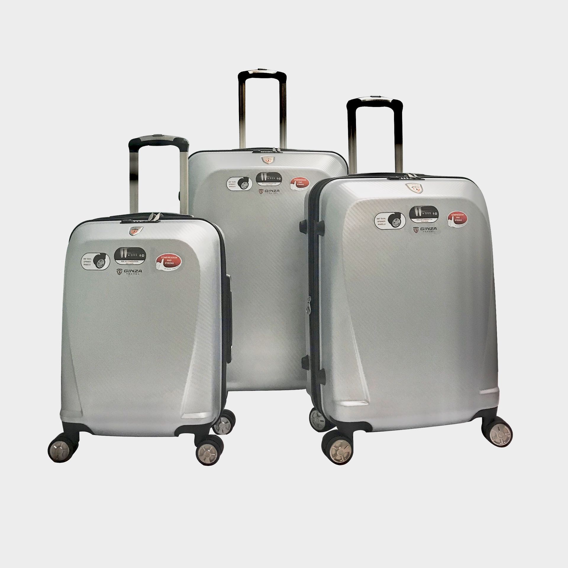 Ginza 100% Polycarbonate Hardshell Luggage Set