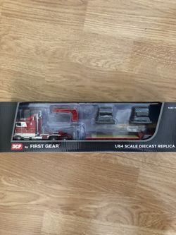 Dcp Red Tractor Trailer 