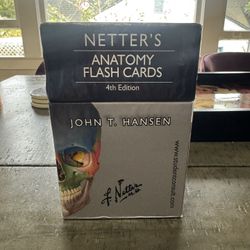 Netter’s Anatomy Flash Cards