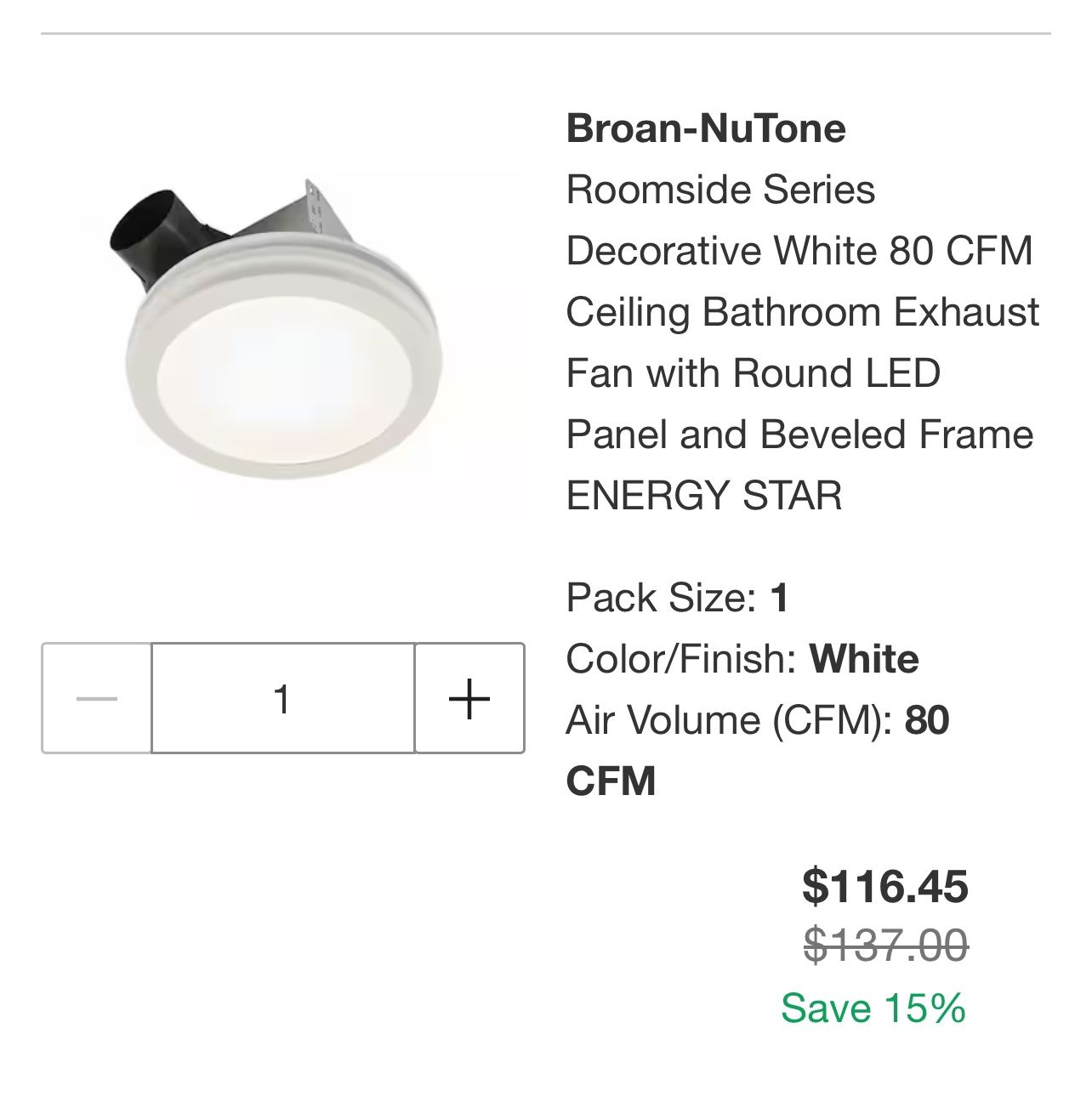 Bathroom Exhaust Fan With Light