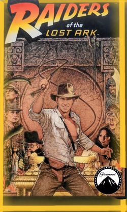 Raiders Of The Lost Ark VHS tape