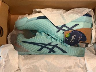 Asics Solution Speed FF 2 Women’s Sz. 7.5 Tennis Shoes Cleats Blue/Light Indigo Brand New