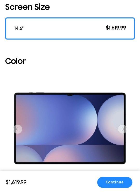 Samsung Galaxy Tab S10 Ultra 14.6 Screen 