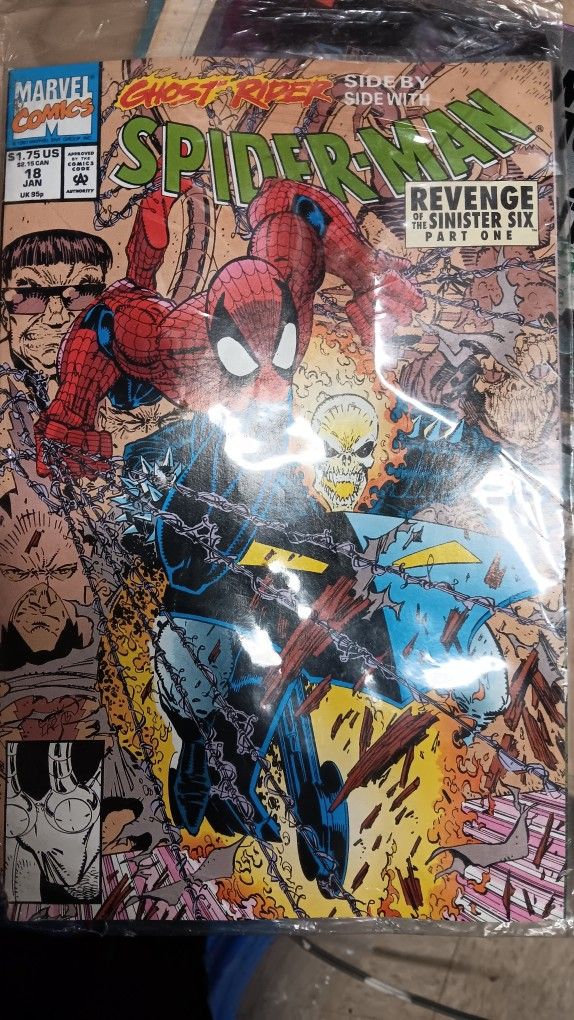 Spiderman Side By Side With Ghostrider, #18