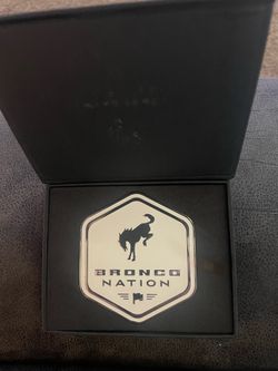 Ford Bronco Nation Solid Metal Grill Badge