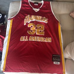 Authentic LeBron McDonald all amercian jersey