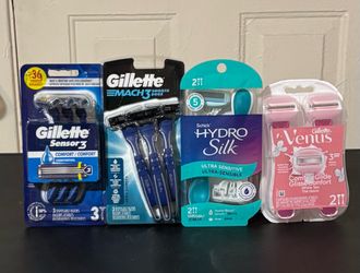 Gillette or Schick Razors $4 each or 4 for $15