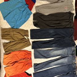 Lot Of 11Pair Of Boys Pants And Shorts Size 14-16 and 16