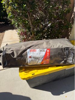 Coleman queen sized airbed cot