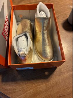 Golden shoes