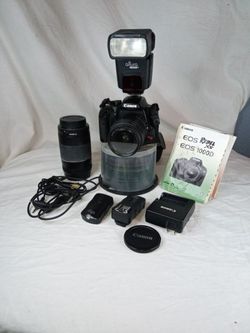 Canon EOS Rebel XS With Flash And Accessories