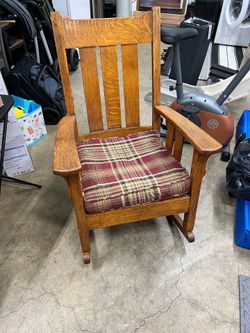 Free wooden rocking chair