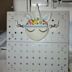 Hand Made Unicorn Coin Purse.