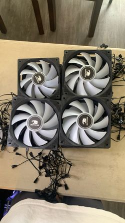 iBuyPower 120mm Pc Cooling Fan, White RGB