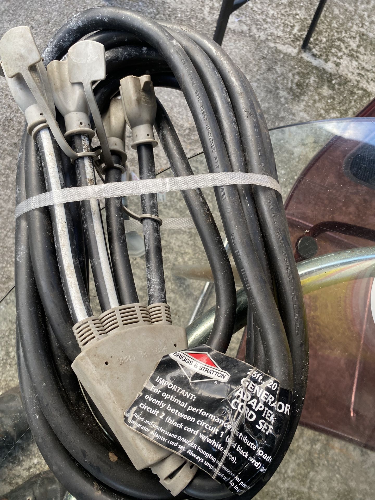 Extensión Cord  Brígida For Generator 4 Outles 