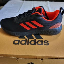 *NEW* Adidas Impulse Syn 3.0 Running Shoes Black Red Men's Size 8.5 Women's 10