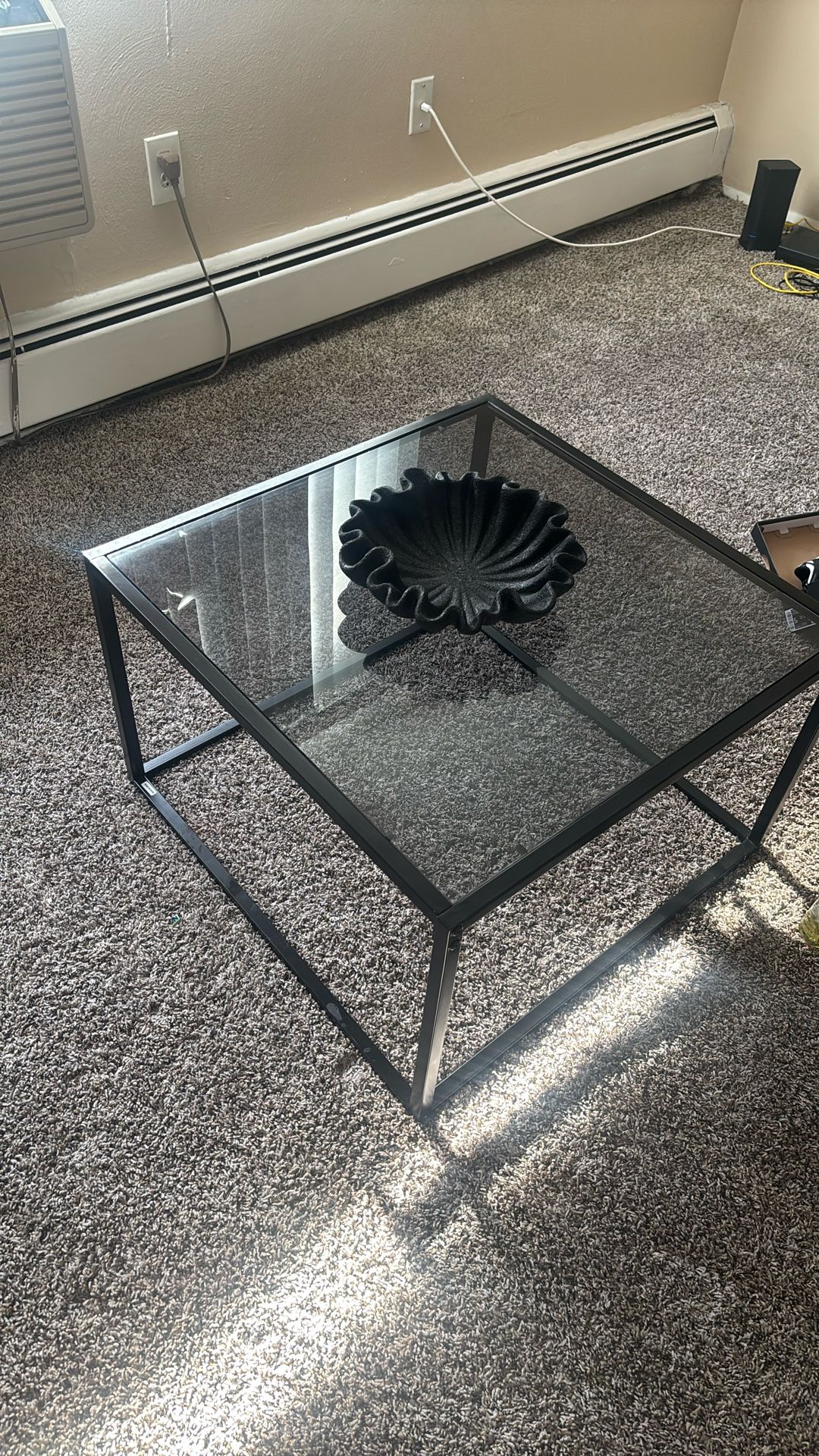 Square Glass Coffee Table