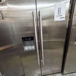 42” JENN AIR BUILT IN STAINLESS STEEL REFRIGERATOR 