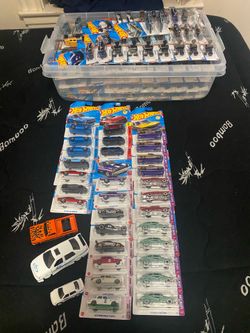 196 Hot wheels mainline and 3 loose cars 1 xl chevy silverado and 2 fast & furious Jetta