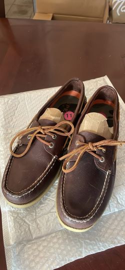Sperry Authentic Original 2-Eye Boat Shoes size 11 classic brown leather