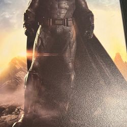 Batman Ben Affleck Justice League Canvas Framed