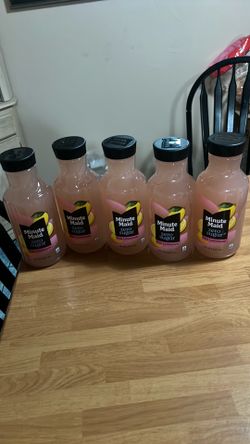 10.00 for all 5 bottles Minute Maid zero sugar