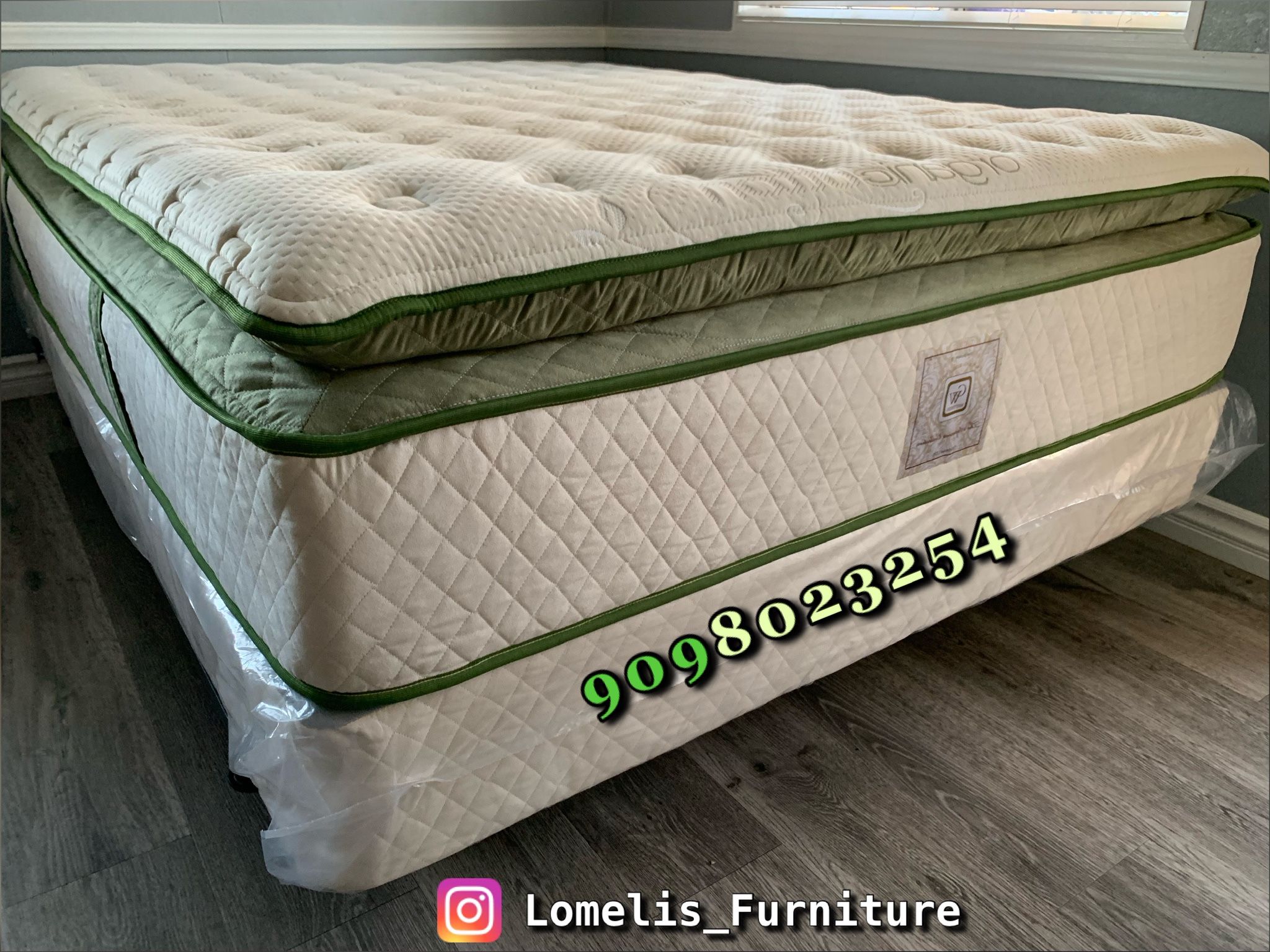 14in Cal King Elite Organic Superior Hybrid Gel Memory Foam Pillow Top Mattress