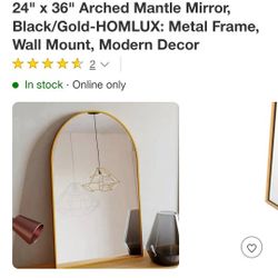 Beautiful Mantle Mirror