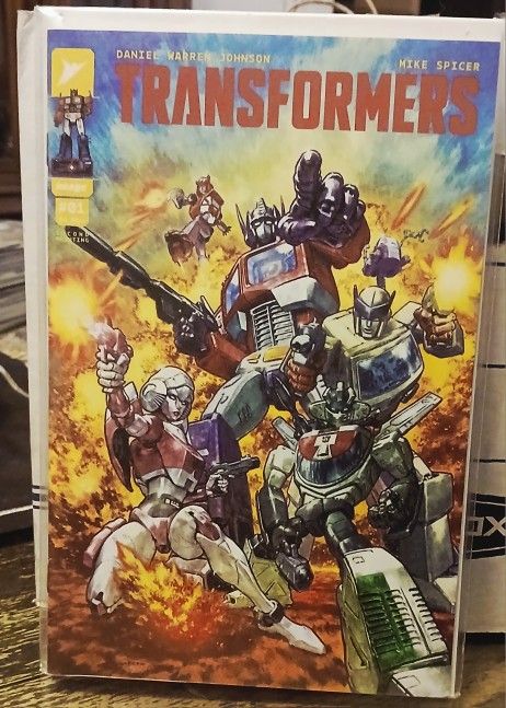 Transformers  #1  Cover C  2nd Print Unread