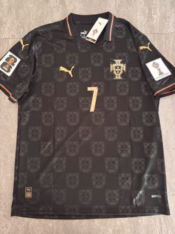 Portugal ‘Ronaldo 7’ sizes S,M,L,XL,2XL ‘Pantera Negra’  Special Edition Jersey