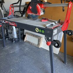 RUBI Tile | Electric Cutter and Miter Saw DC-250 Python 1200 Cutting Lenght 48"