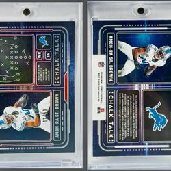 2024 Panini Zenith - Amon-Ra St. Brown - Chalk Talk Red (17/50)