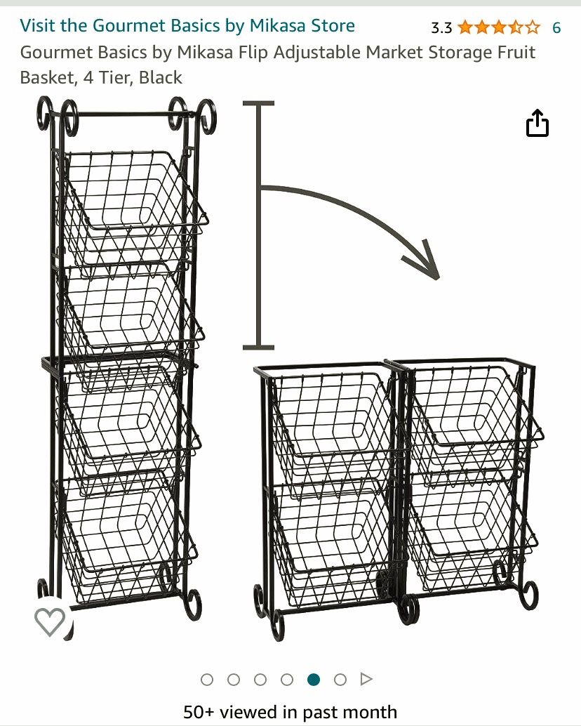 MIKASA 4-tier Storage baskets