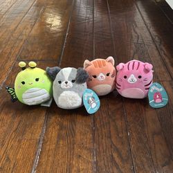 Set Of 4 Squishmallows