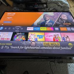 📺 Insignia 55” 4K Fire TV + Full Motion Wall Mount – Great Condition!