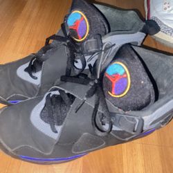 Jordan 8 Retro Aqua Size 7y