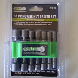 14 Piece P.Nut Driver Set