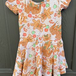 Wild Rich kids Disney Mickey Minnie Gingerbread Dress