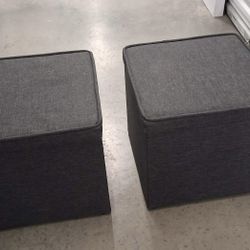 2 Small Ottoman With Storage