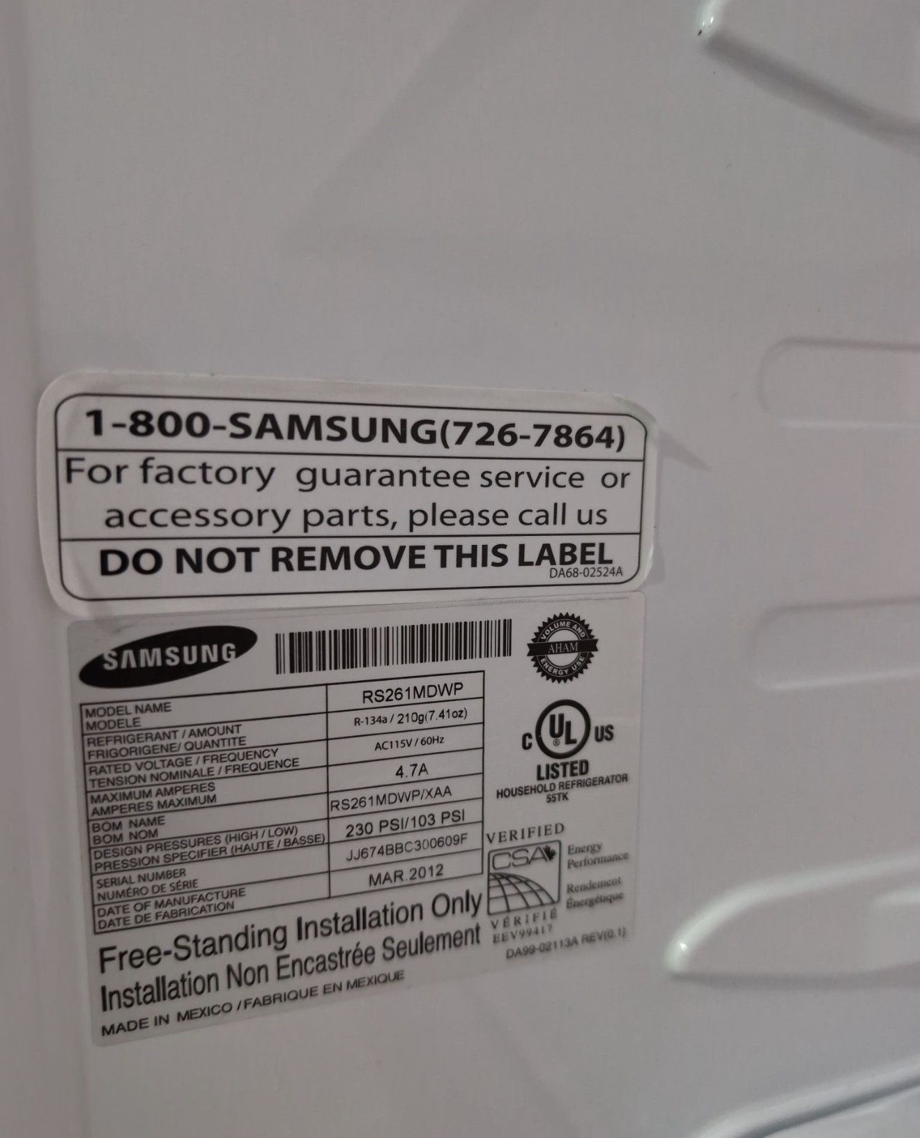 Samsung Fridge